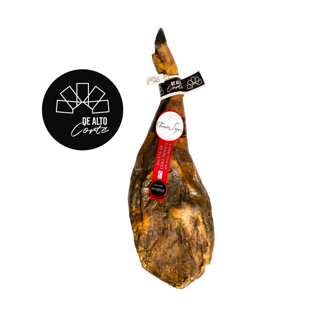 Paleta de Cebo iberica 50% raza ibérica Tomás López